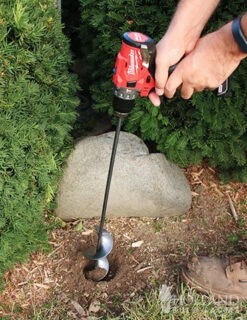 Menu Flower Bulb Hex Drill Planter Large