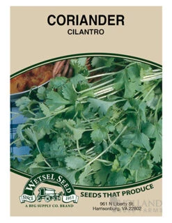 Menu Container/Small Space Vegetable Garden -Holland Bulb Farms 75507 cilantro front