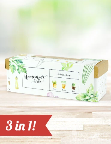 Menu Homemade Herb Kit- Salad Mix 2 Menu Homemade Herb Kit- Salad Mix