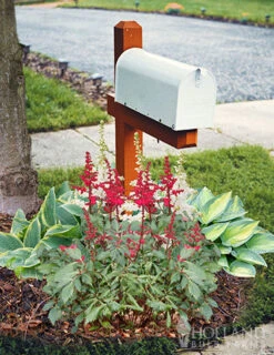 Menu Shady Perennial Mailbox Garden